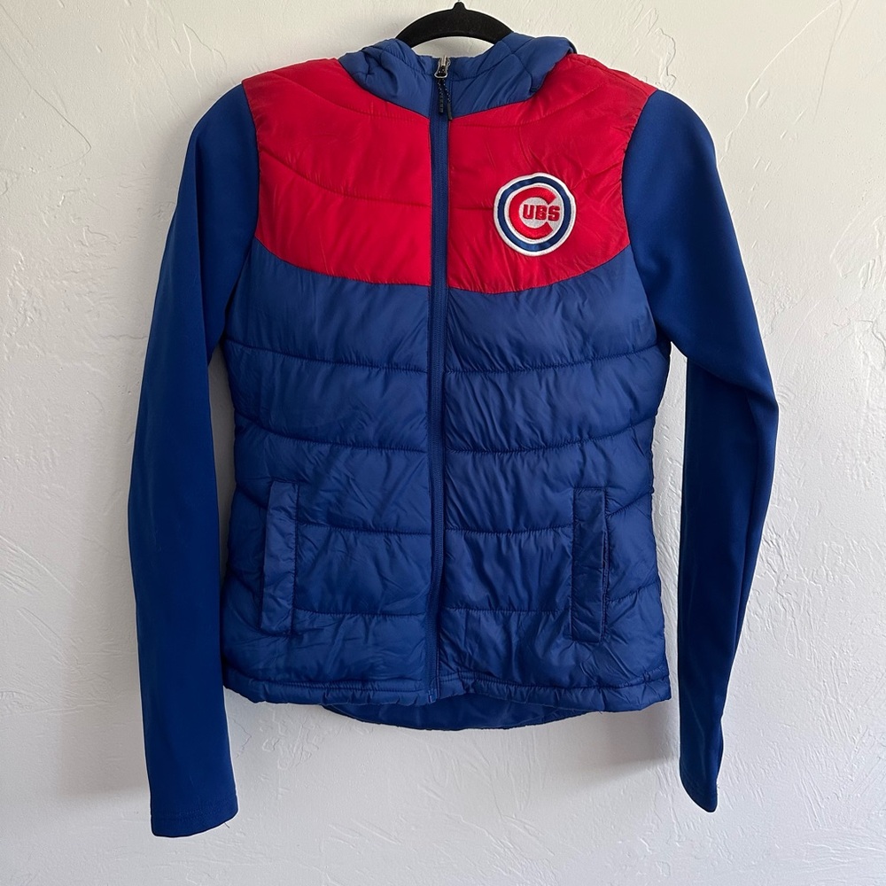 G-III Sports Women's Chicago Cubs MLB Logo Puffer Coat